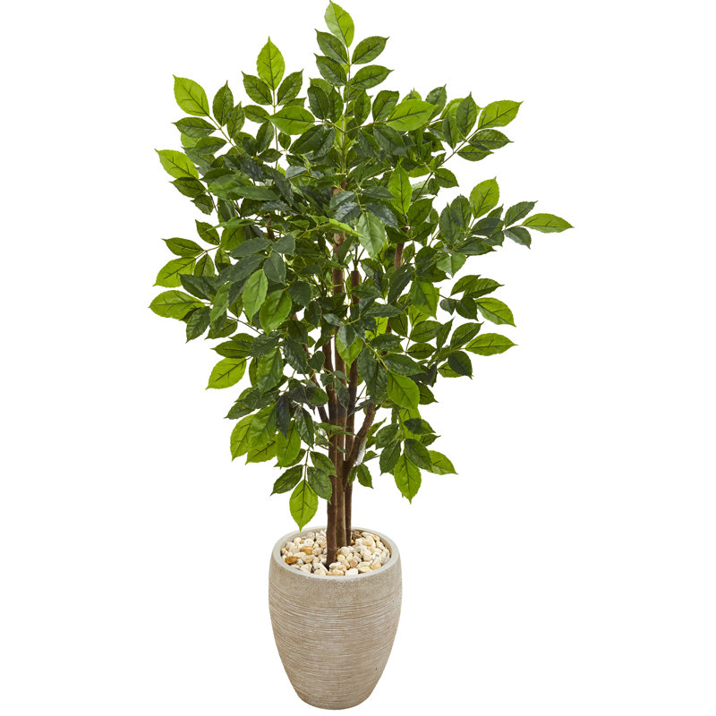 Alcott Hill® River Artificial Birch Tree in Pot Wayfair